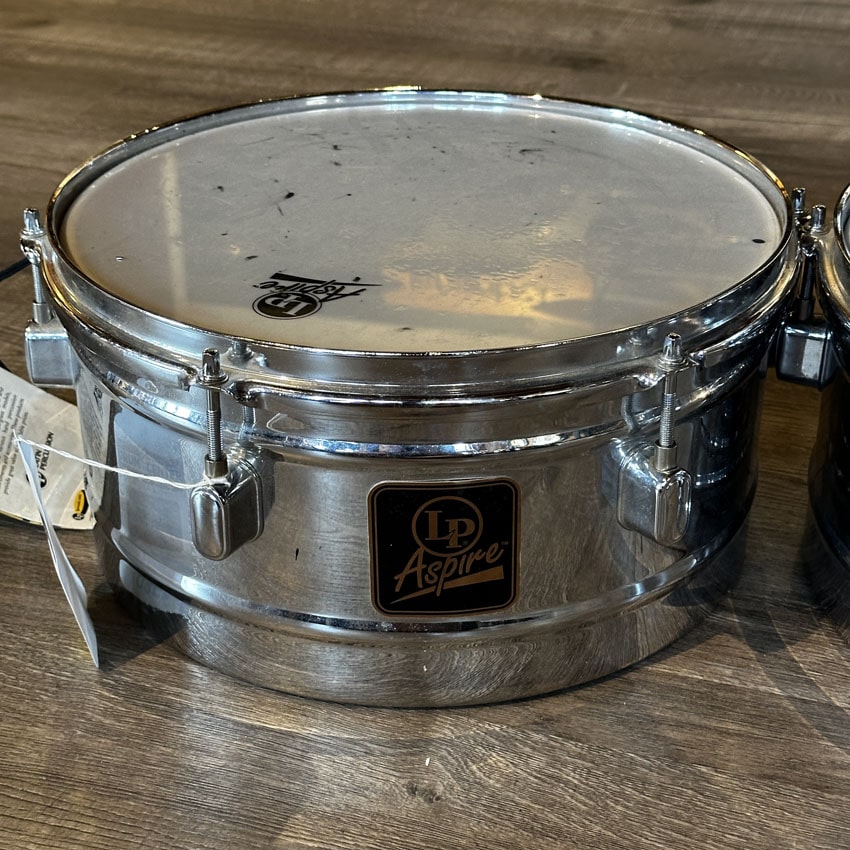 Used LP Aspire Timbale Set 13"/14" - Good - Drum Center Of Portsmouth