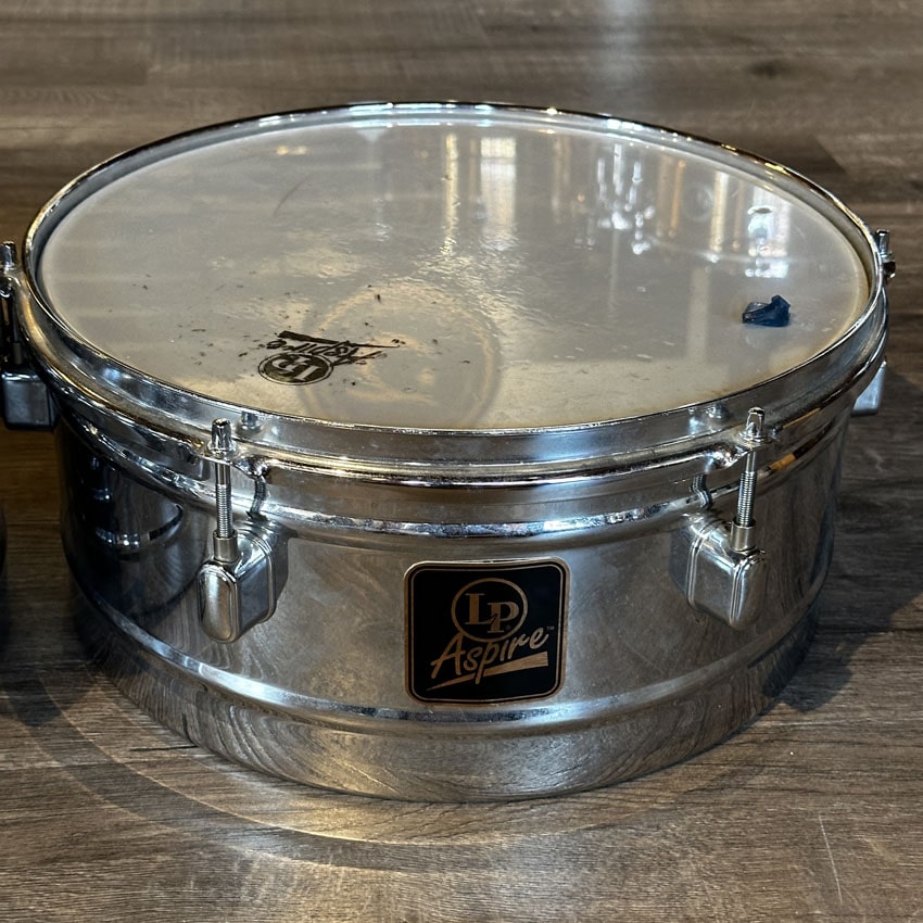 Used LP Aspire Timbale Set 13"/14" - Good - Drum Center Of Portsmouth