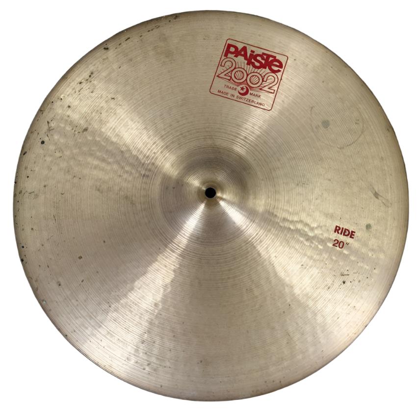 Used Paiste 2002 Ride Cymbal 20" - Fair - Drum Center Of Portsmouth