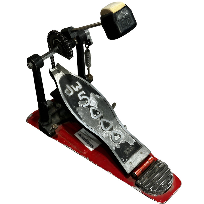 Used DW 5000 Single Chain Single Bass Drum Pedal - Fair - Drum Center Of Portsmouth