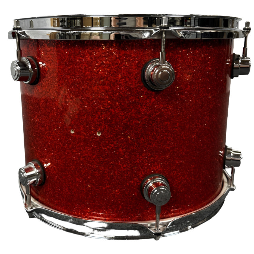 Used DW Performance Tom 13x10 Tangerine Glass - Good - Drum Center Of Portsmouth