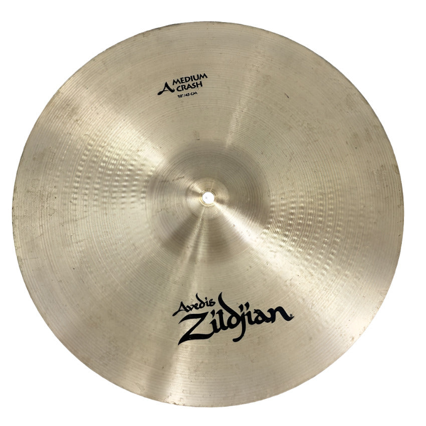 Used Zildjian A Medium Crash Cymbal 18" - Good - Drum Center Of Portsmouth