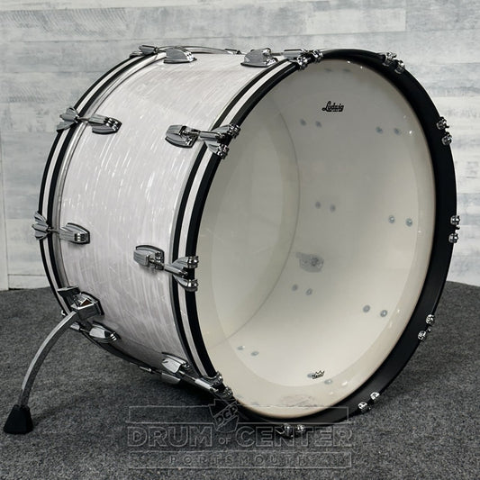 Ludwig Classic Maple "Super 70's"  Bass Drum 24x14 70s White Marine Pearl - DCP Exclusive! - Drum Center Of Portsmouth
