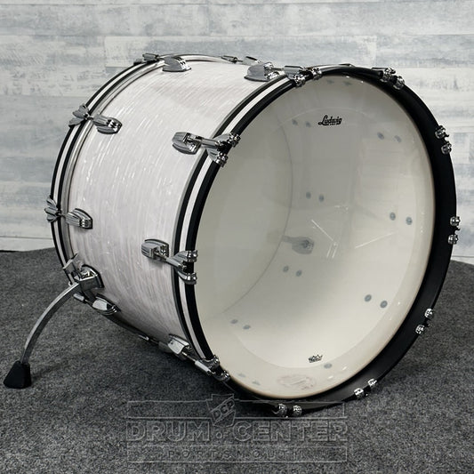 Ludwig Classic Maple "Super 70's"  Bass Drum 22x16 70s White Marine Pearl - DCP Exclusive! - Drum Center Of Portsmouth