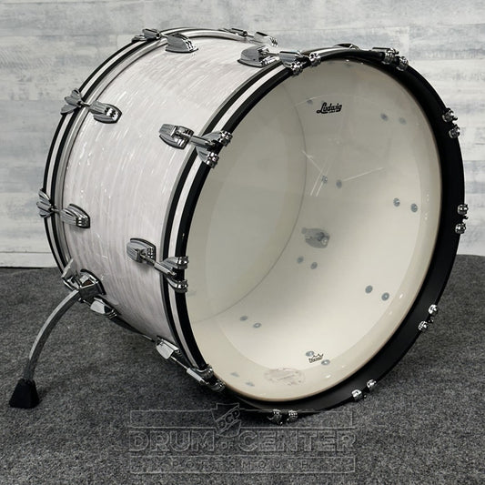 Ludwig Classic Maple "Super 70's" Bass Drum 22x14 70s White Marine Pearl - DCP Exclusive! - Drum Center Of Portsmouth