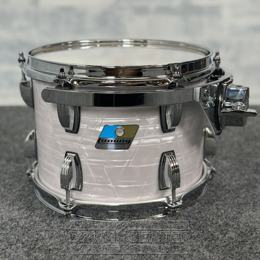 Ludwig Classic Maple "Super 70's"  Tom 10x7.5 70s White Marine Pearl w/Vibraband - DCP Exclusive! - Drum Center Of Portsmouth