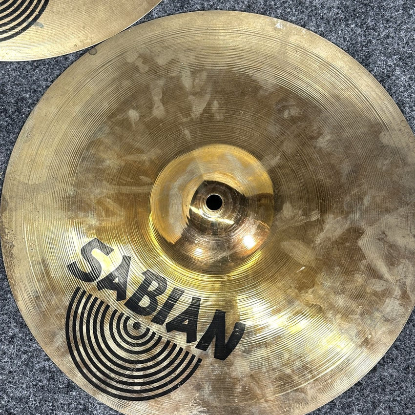 Used Sabian AAX Studio Hi Hat Cymbals 14" - Good - Drum Center Of Portsmouth