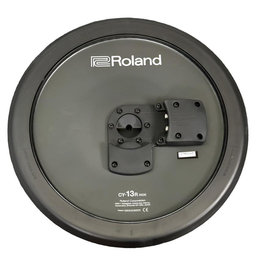Used Roland 3-Zone Ride Cymbal Pad Black - Excellent - Drum Center Of Portsmouth