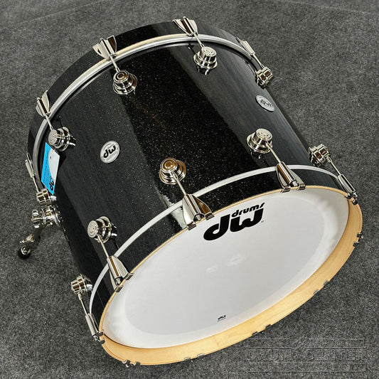 DW Collectors SonicPly 4pc Drum Set Black Ice w/Nickel Hw - Drum Center Of Portsmouth