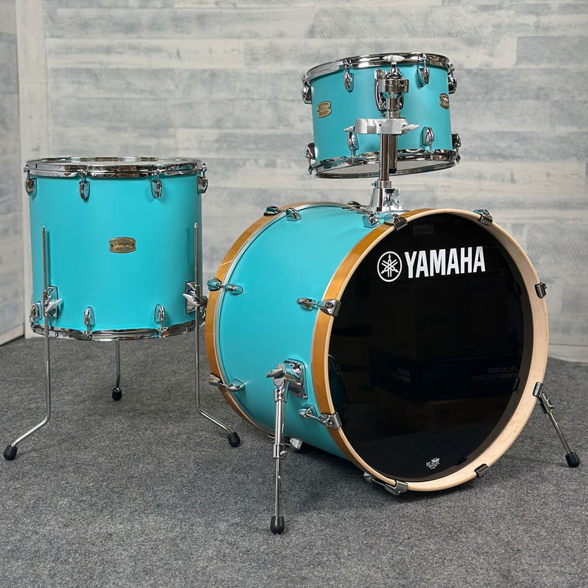 Yamaha Stage Custom Birch 3pc Drum Set 22/13/16 Matte Surf Green - Drum Center Of Portsmouth