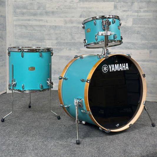 Yamaha Stage Custom Birch 3pc Drum Set 24/13/16 Matte Surf Green - Drum Center Of Portsmouth