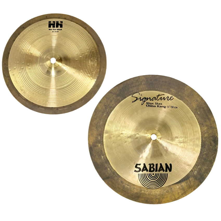 Used Sabian HH Mike Portnoy Max Stax Custom 10"/12" - Good - Drum Center Of Portsmouth