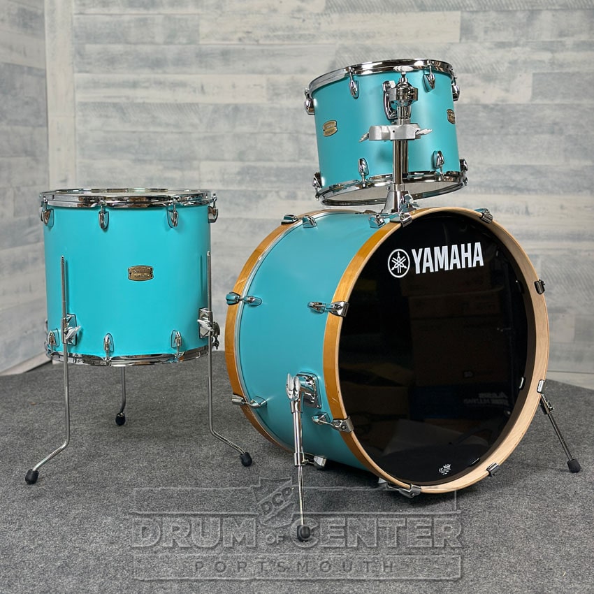 Yamaha Stage Custom Birch 3pc Drum Set 24/14/16 Matte Surf Green - Drum Center Of Portsmouth