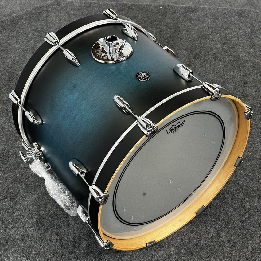 Used Gretsch Renown Bass Drum 20x16 Satin Antique Blue Burst - Drum Center Of Portsmouth