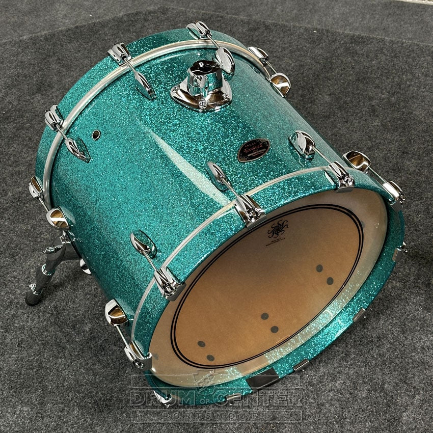 Sakae Evolved Maple 4pc Drum Set 20/10/12/14 Turquoise Champagne - BLOWOUT! - Drum Center Of Portsmouth