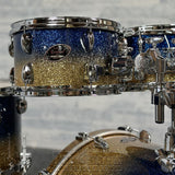 Sakae Evolved Maple 4pc Drum Set 20/10/12/14 Lazurite Gold - BLOWOUT! - Drum Center Of Portsmouth