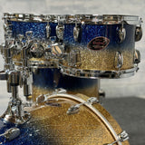 Sakae Evolved Maple 4pc Drum Set 22/10/12/16 Lazurite Gold - BLOWOUT! - Drum Center Of Portsmouth