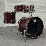 Sakae Evolved Maple 4pc Drum Set 20/10/12/14 Wine Red - BLOWOUT! - Drum Center Of Portsmouth