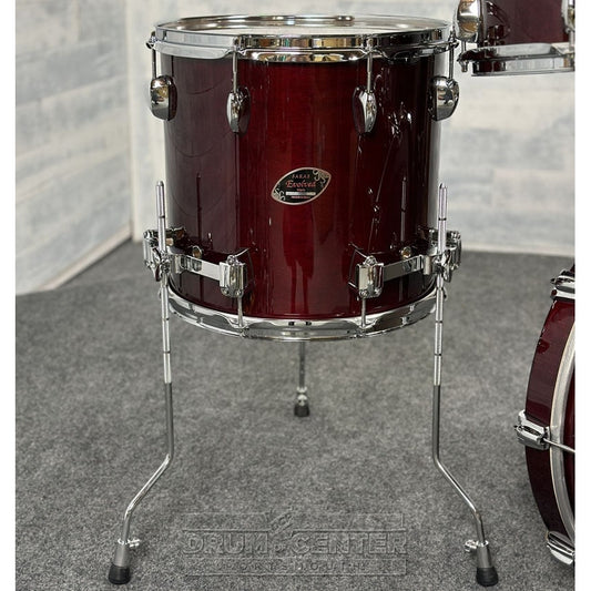 Sakae Evolved Maple 4pc Drum Set 20/10/12/14 Wine Red - BLOWOUT! - Drum Center Of Portsmouth