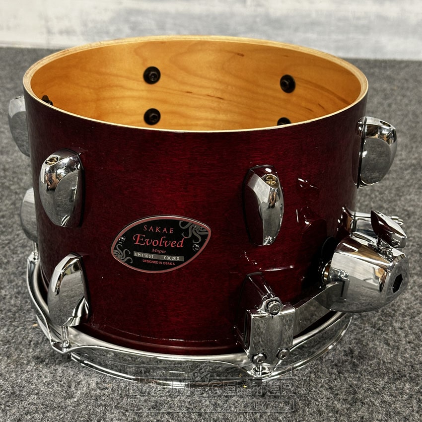 Sakae Evolved Maple 4pc Drum Set 22/10/12/16 Wine Red - BLOWOUT! - Drum Center Of Portsmouth