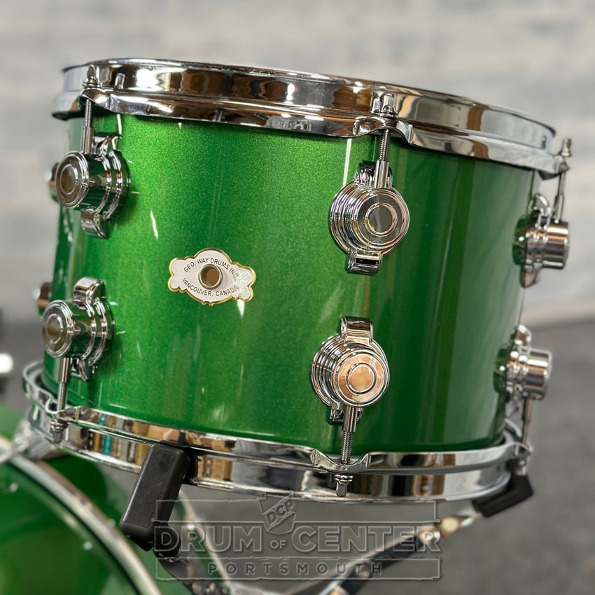 George Way Aristocrat Studio 3pc Drum Set 20/12/14 Elbaite Metallic Green - Drum Center Of Portsmouth