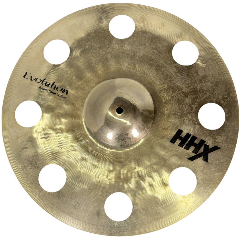 Used Sabian HHX Evolution O-Zone Crash Cymbal 18" - Good - Drum Center Of Portsmouth