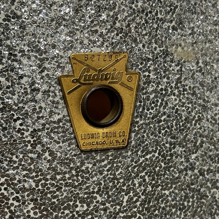 Used Vintage Ludwig Super Classic 3pc Drum Set Silver Sparkle - Good - Drum Center Of Portsmouth