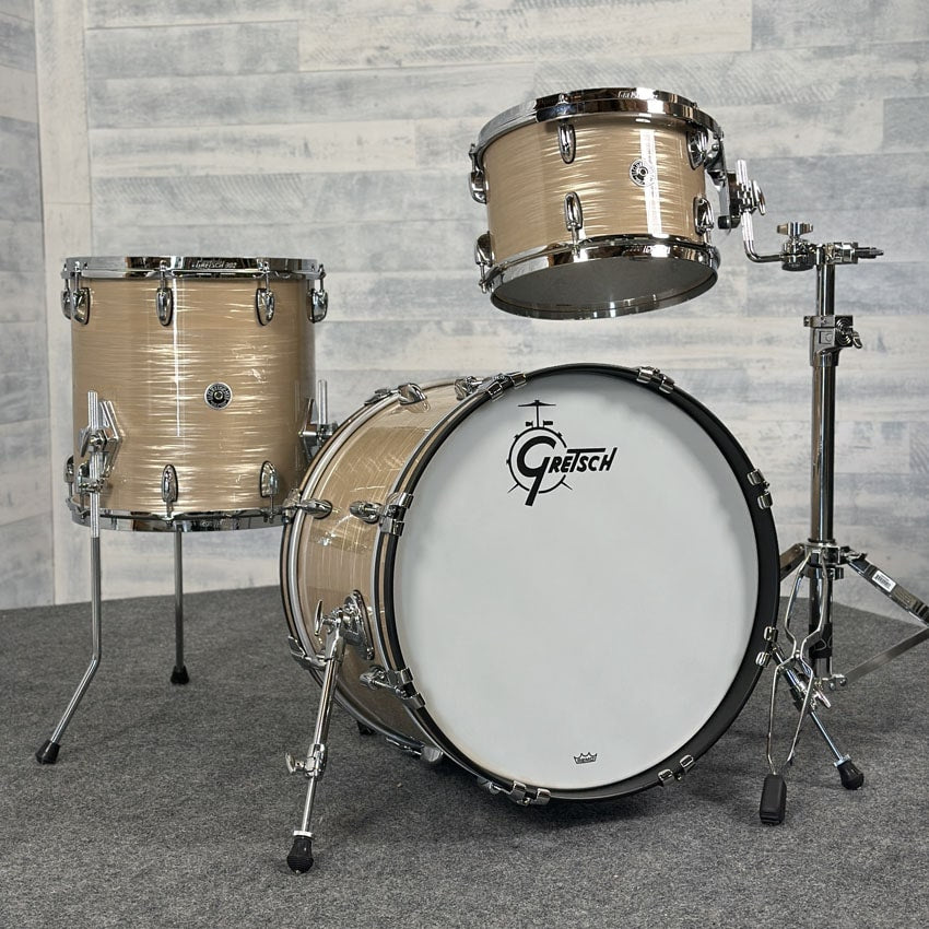 Gretsch Brooklyn 3pc Drum Set Creme Oyster - Drum Center Of Portsmouth