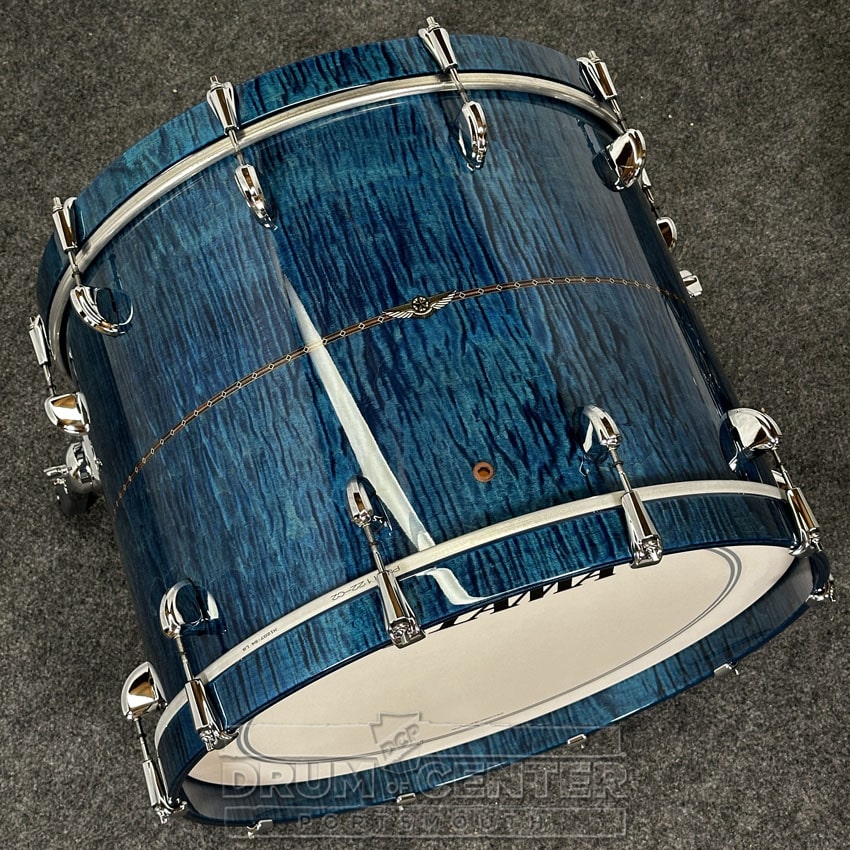 Tama Star Maple 5pc Drum Set Ocean Blue Curly Maple w/Outer Inlay - Drum Center Of Portsmouth