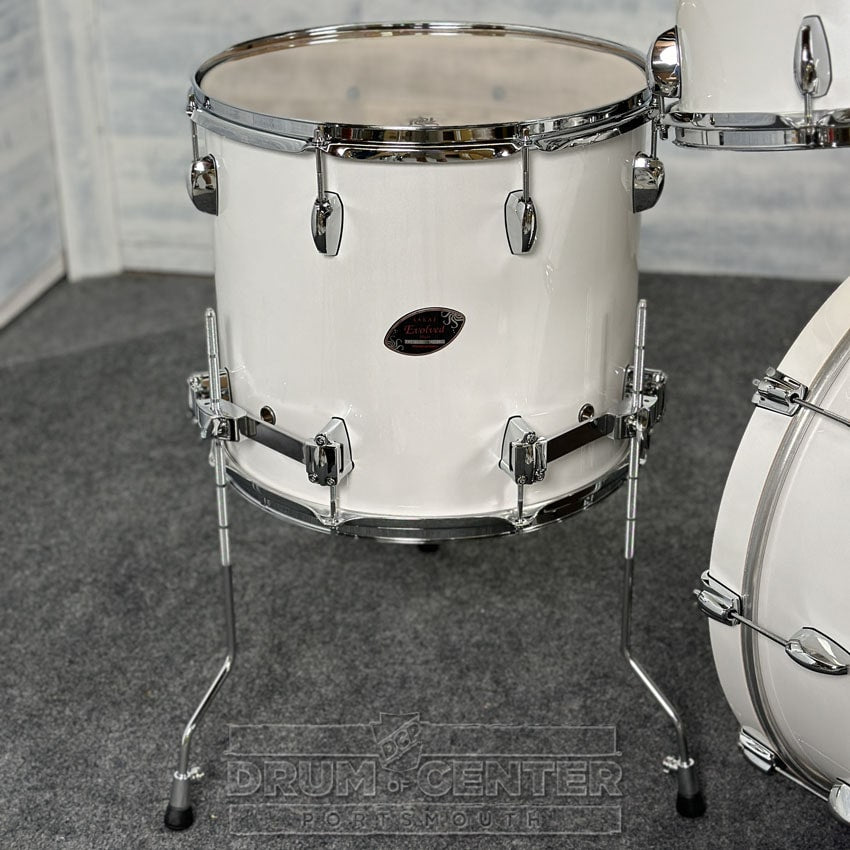 Sakae Evolved Maple 4pc Drum Set 22/10/12/16 Pearl White - BLOWOUT! - Drum Center Of Portsmouth