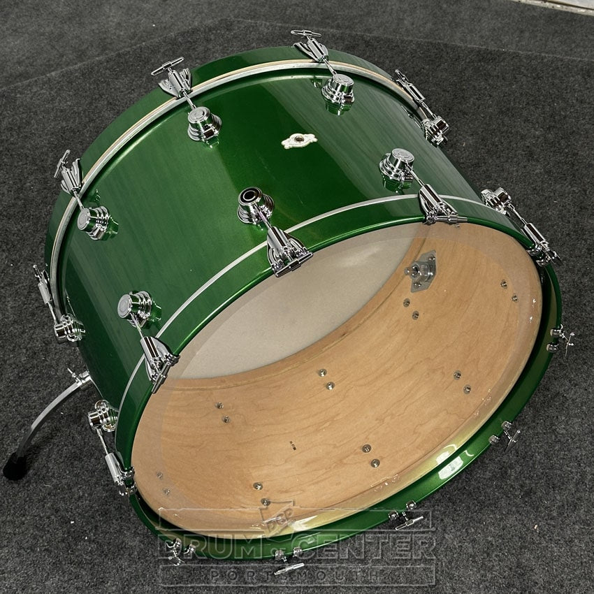 George Way Aristocrat Studio 4pc Drum Set Elbaite Metallic Green - Drum Center Of Portsmouth