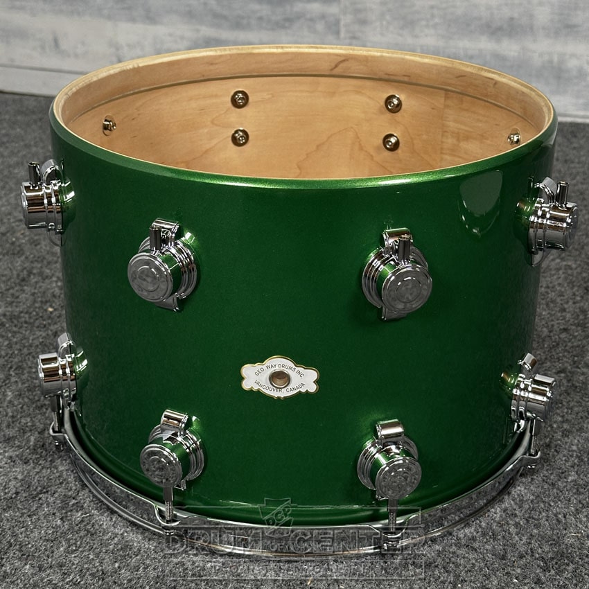 George Way Aristocrat Studio 4pc Drum Set Elbaite Metallic Green - Drum Center Of Portsmouth