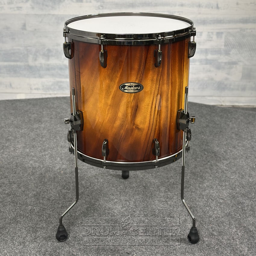 Pearl Masters Maple/Gum 4pc Drum Set 22/10/12/16 Exotic Saman Honeyburst - Drum Center Of Portsmouth