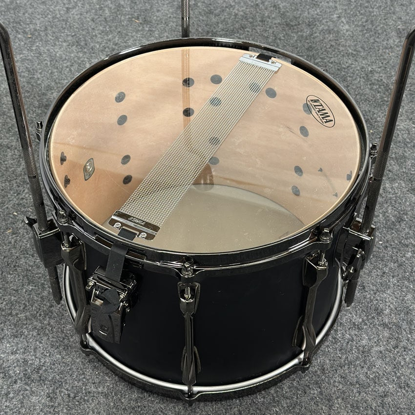 Used Tama Superstar Hyperdrive 4pc Drum Set Satin Black - Good - Drum Center Of Portsmouth