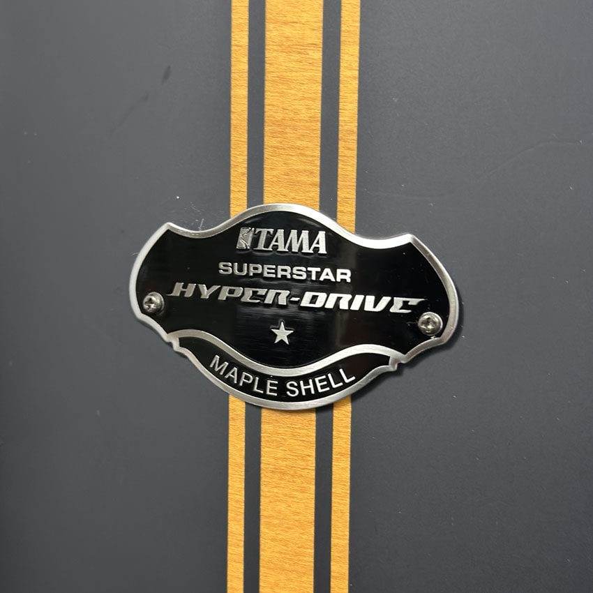 Used Tama Superstar Hyperdrive 4pc Drum Set Satin Black - Good - Drum Center Of Portsmouth