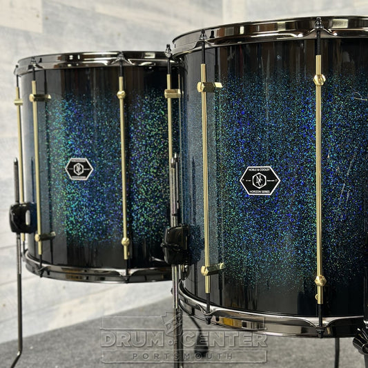 Noble & Cooley Horizon 4pc Drum Set Peacock Sparkle 24/13/16/18 - Drum Center Of Portsmouth