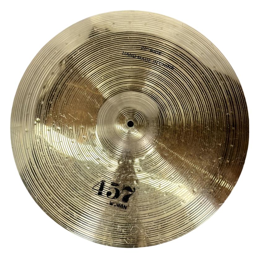 Used Wuhan 457 Rock Ride Cymbal 20" - Good - Drum Center Of Portsmouth