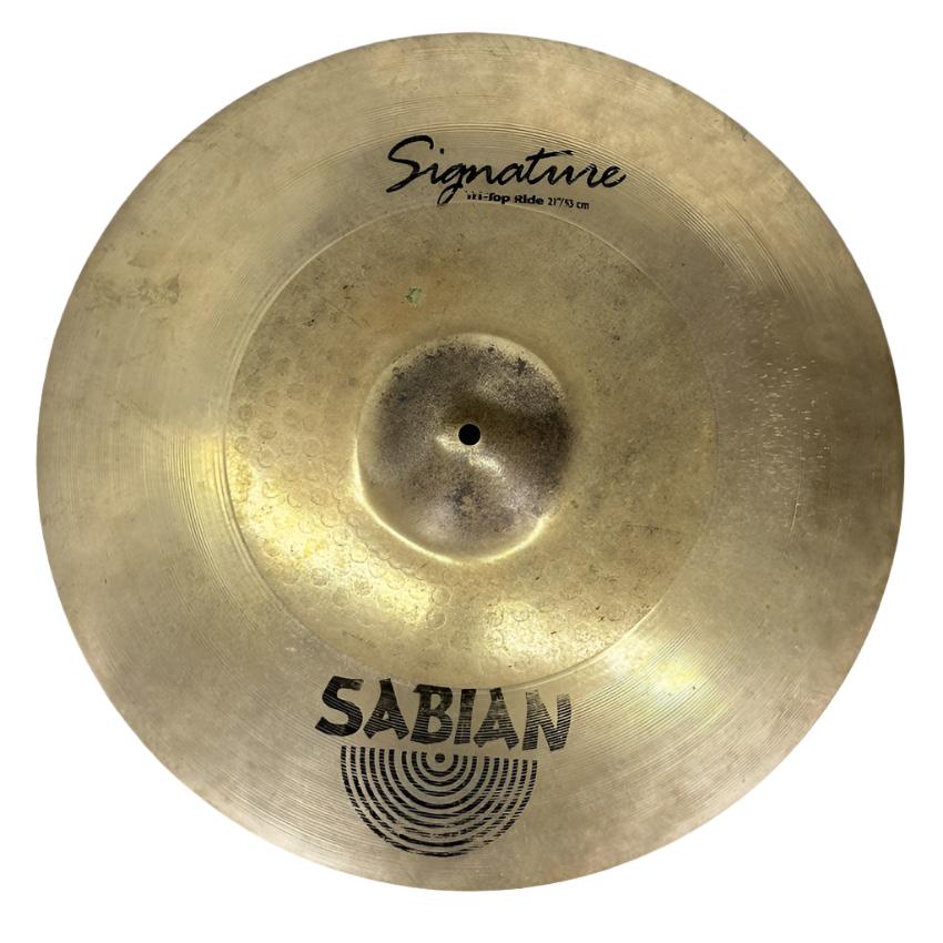 Used Sabian Signature Tri Top Ride Cymbal 21" - Good - Drum Center Of Portsmouth