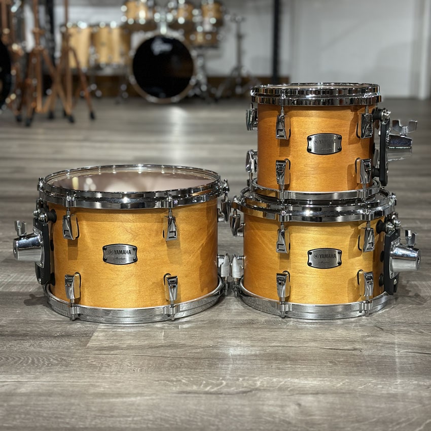 Used Yamaha Absolute Hybrid 6pc Drum Set Vintage Natural - Very Good - Drum Center Of Portsmouth