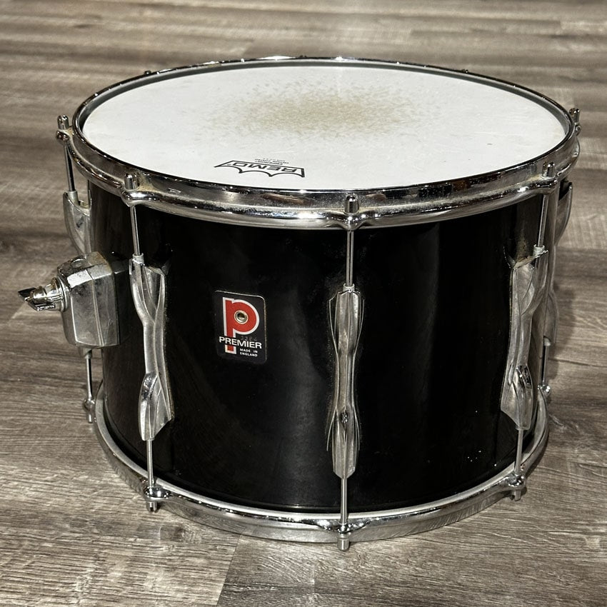 Used Vintage Premier 4pc Drum Set Black - Fair - Drum Center Of Portsmouth