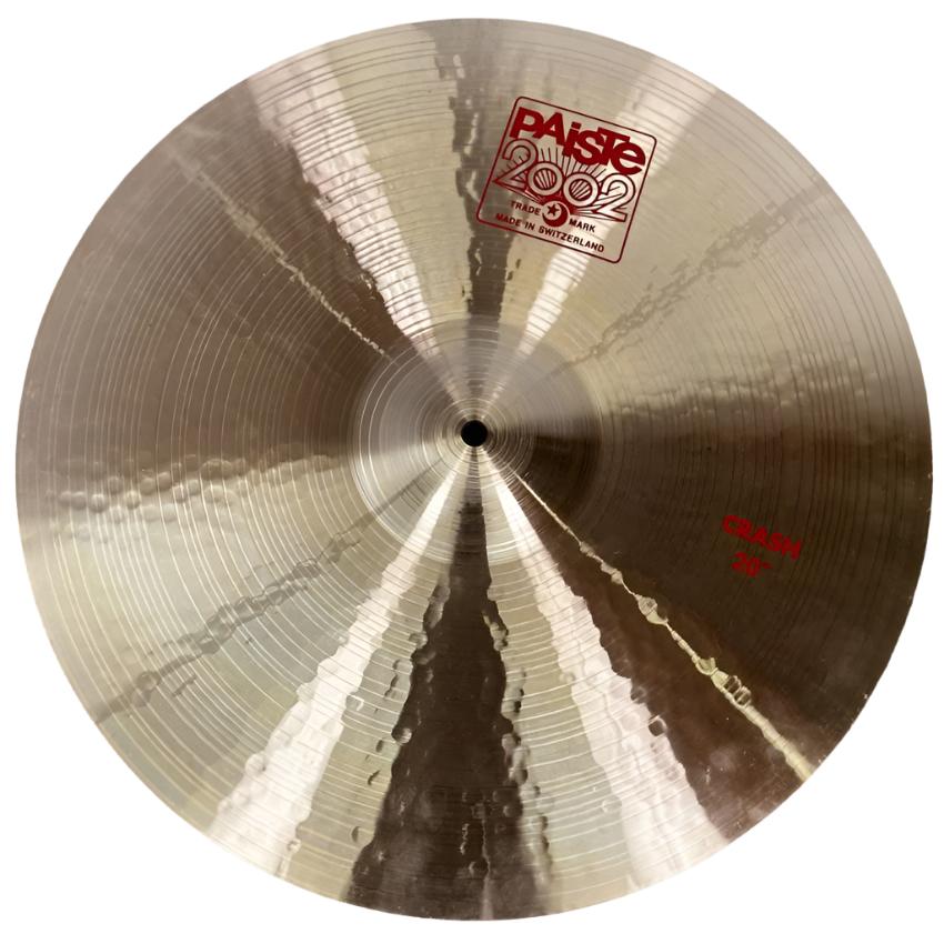 Used Paiste 2002 Crash Cymbal 20" - Very Good - Drum Center Of Portsmouth