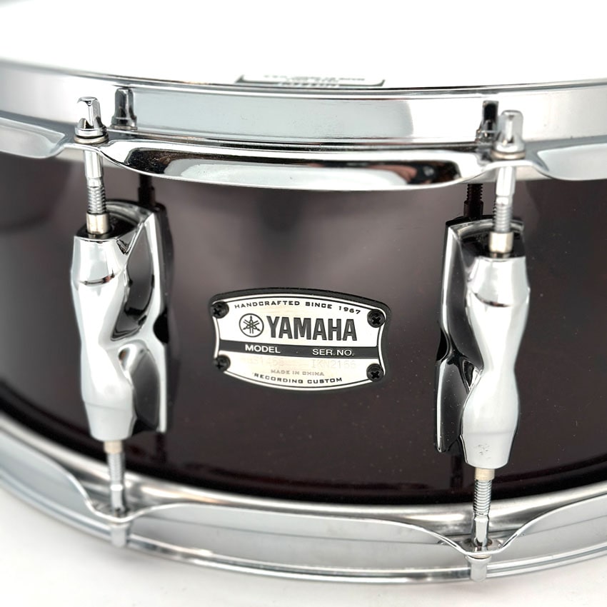 Used Yamaha Recording Custom Snare Drum 14x5.5 Classic Walnut - Very Good - Drum Center Of Portsmouth