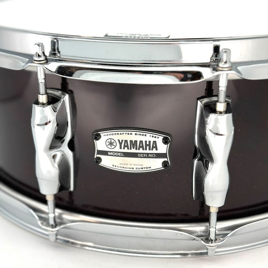 Used Yamaha Recording Custom Snare Drum 14x5.5 Classic Walnut - Very Good - Drum Center Of Portsmouth
