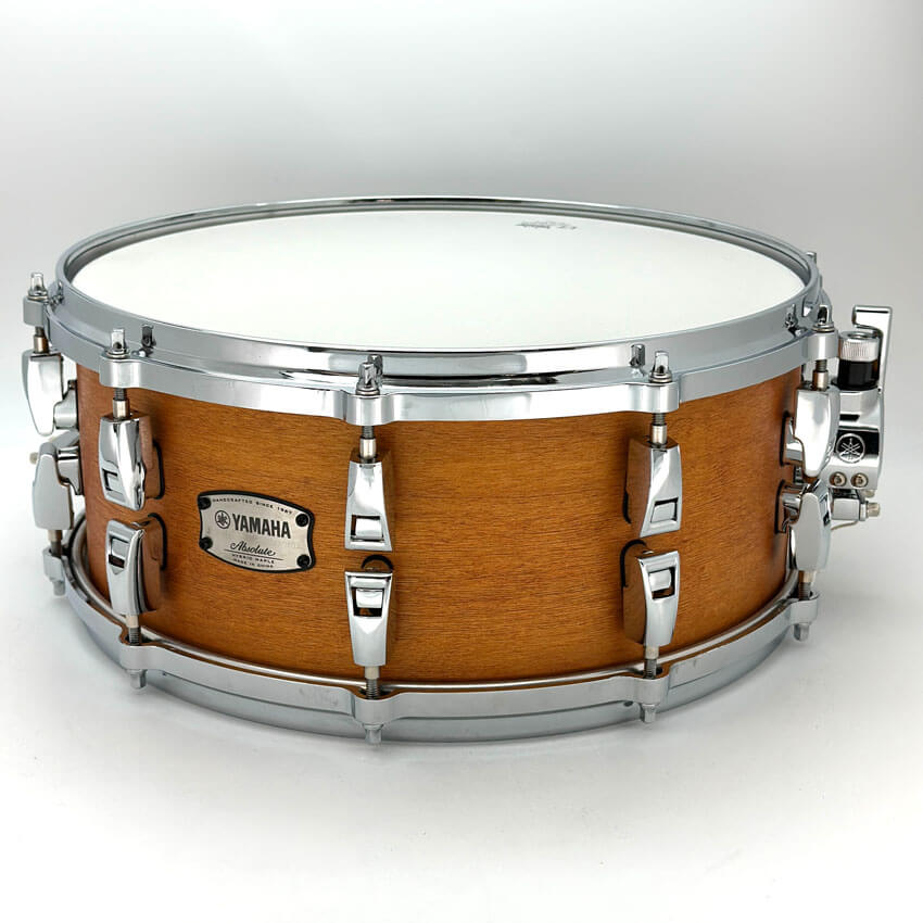 Used Yamaha Absolute Hybrid Snare Drum 14x6 Vintage Natural - Very Good - Drum Center Of Portsmouth