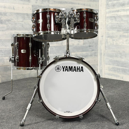 Used Yamaha Recording Custom 4pc Jazz Drum Set Classic Walnut - Very Good - Drum Center Of Portsmouth