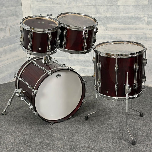 Used Yamaha Recording Custom 4pc Jazz Drum Set Classic Walnut - Very Good - Drum Center Of Portsmouth