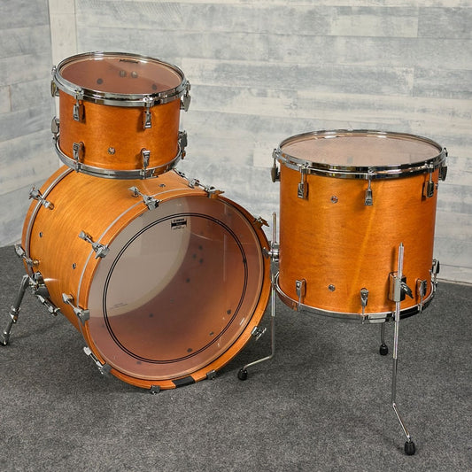 Used Yamaha Absolute Hybrid 3pc Drum Set 22/12/16 Vintage Natural - Very Good - Drum Center Of Portsmouth
