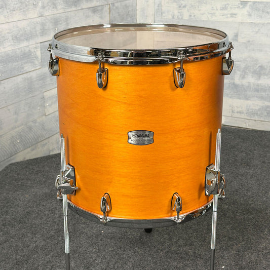 Used Yamaha Tour Custom Maple 4pc Drum Set w/22BD Caramel Satin - Very Good - Drum Center Of Portsmouth