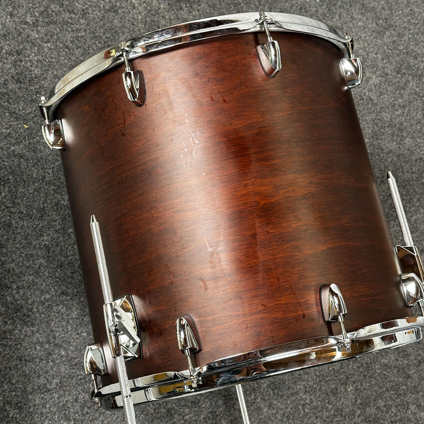 Used Yamaha Tour Custom Maple 4pc Drum Set w/22BD Chocolate Satin - Very Good - Drum Center Of Portsmouth