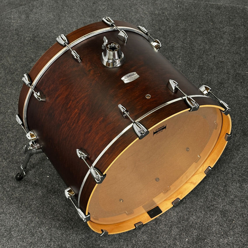 Used Yamaha Tour Custom Maple 4pc Drum Set w/22BD Chocolate Satin - Very Good - Drum Center Of Portsmouth